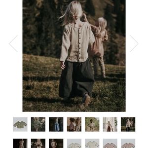 The simple folk button back shirt